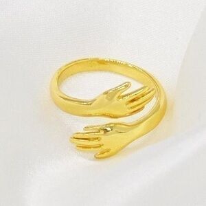 Wrapped Hands Ring